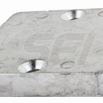 Zinc Sacrificial Anode Plate, Replaces OE# 34762A 1