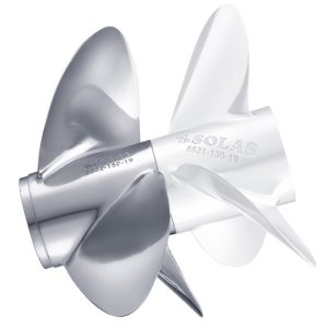 Volvo Penta Dual Front Stainless Steel (15 x 15") Solas RH Propeller, 8532-150-15