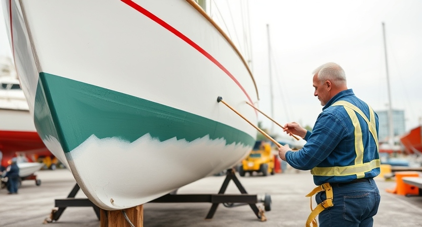 Eco-friendly hull shield protecting a boat from debris in the water