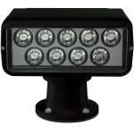 ACR RCL100 LED Searchlight With Point Pad 12/24V Black Housing