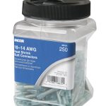 Ancor 16-14 Butt Connector Heat Shrink Blue 250 Pack Jar