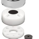 Blue Sea CableClam.625" Stainless Steel Cover Max Cable Dia 0.31