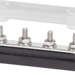 Blue Sea Common 100A MiniBus Four  #10-32 Studs With Cover
