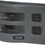 Blue Sea Weather Deck Panel 12v 2 Gang Fuse Panel