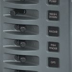 Blue Sea Weather Deck Panel 12v 6 Gang Switch Panel