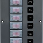 Blue Sea Water-Resistant 12V 6 Circuit Breaker Switch Panel