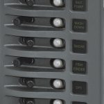 Blue Sea Weather Deck Panel 12v 6 Circuit Breaker Panel