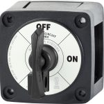 Blue Sea M-Series Battery Switch On/Off Black with Locking Key