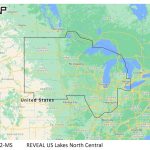 C-MAP Reveal Inland US Lakes North Central