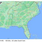 C-MAP Reveal Inland US Lakes South East