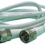 Digital 12' RG8X W/ Mini UHF Female Connectors & PL259 Adap