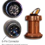 Furuno 235DT-MSE Low Profile Bronze Thru-Hull  Depth and Temp NMEA0183 Smart Sensor