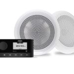 Fusion MS-RA60KCW Bundle MS-RA60 Stereo with Pair EL Classic 6.5" Speakers