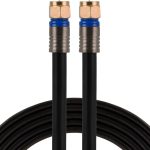 RG6 Coaxial Cable 15' With F-type Connectors