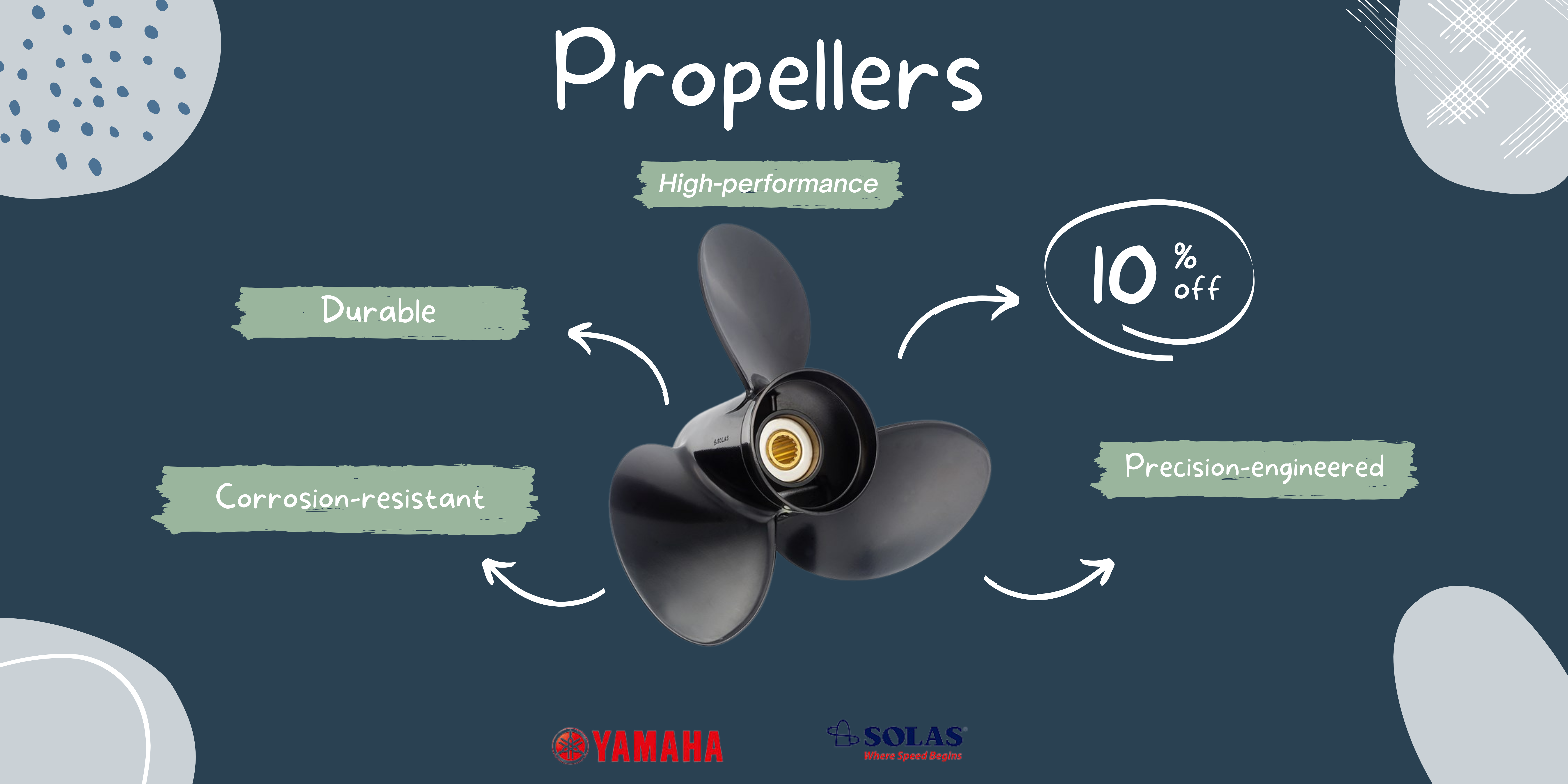 difference between efficiency of different propellers