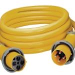 Hubbell CS75IT4 100A 3 Wire 75' 125/250V Shore Cord