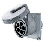 Hubbell M5100R7 100A 480V 5-Wire Receptacle