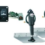 Lenco 9"x12" Standard Mount Trim tab Kit 12v with Double Rocker Switch