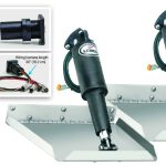 Lenco 12"x12" Edge Mount Trim Tab Kit 12v with LED Integrated Switch