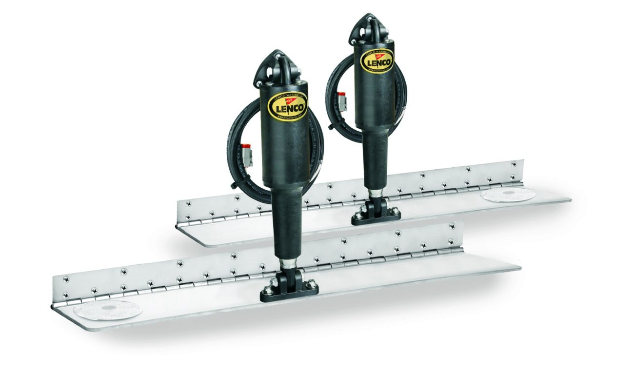 Lenco 4"x24" Hybrid Trim Tab Kit 12V
