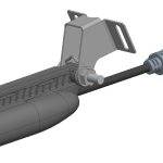 Lowrance Splitshot 8-Pin Transom Transducer with 20' Cable for Eagle Units