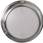 Lumitec Touch Dome White/Blue LED Light Stainless Finish 12/24v