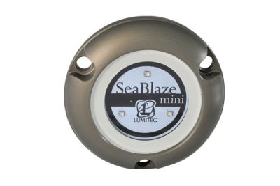 Lumitec Seablaze Mini White LED Underwater Light Brushed Finish 12/24v 2-Pack