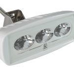 Lumitec CapreraLT Floodlight White LED Bracket Mount White Finish 12/24v
