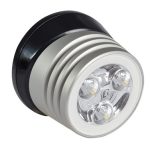 Lumitec Zephyr Deck Light White LED Speader Light Black Base