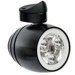 Lumitec Octane Tower/Spreader White LED Black Finish 12/24v