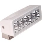 Lumitec Maxillume H60 Flood White LED Trunnion Mount White Finish 12/24V