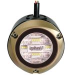 Lumitec Kraken Dock Light Blue/White 10-30vDC Bronze Housing