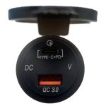 Polyplanar USB-PM2 Panel Mount USB-C and USB-A 3.0 Ports