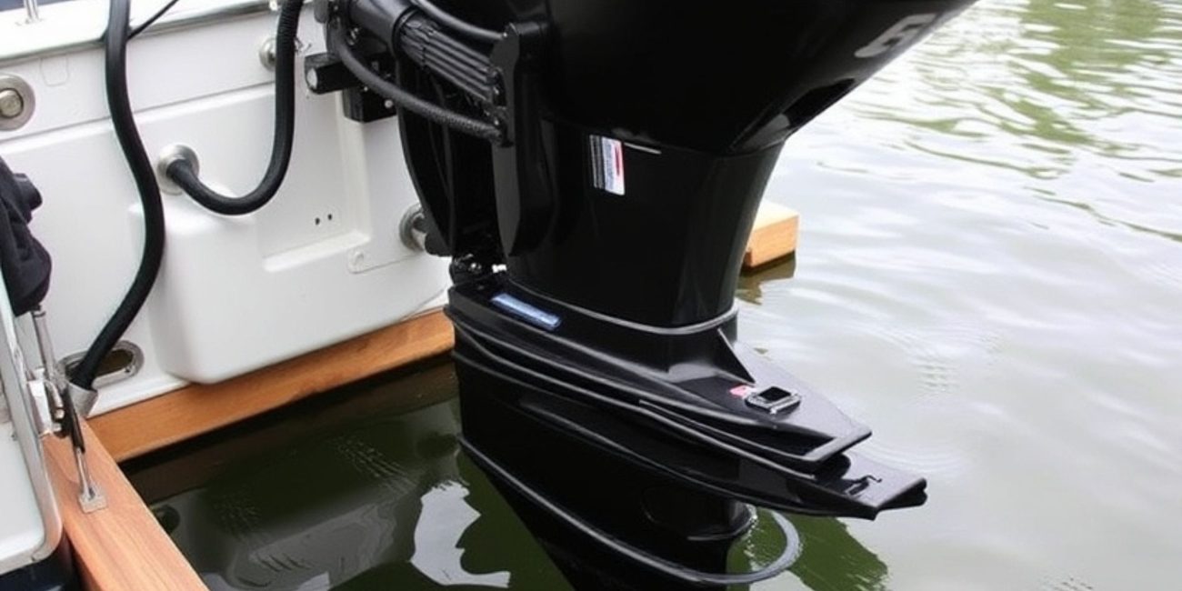 Lightweight outboard engine designed for fishing adventures