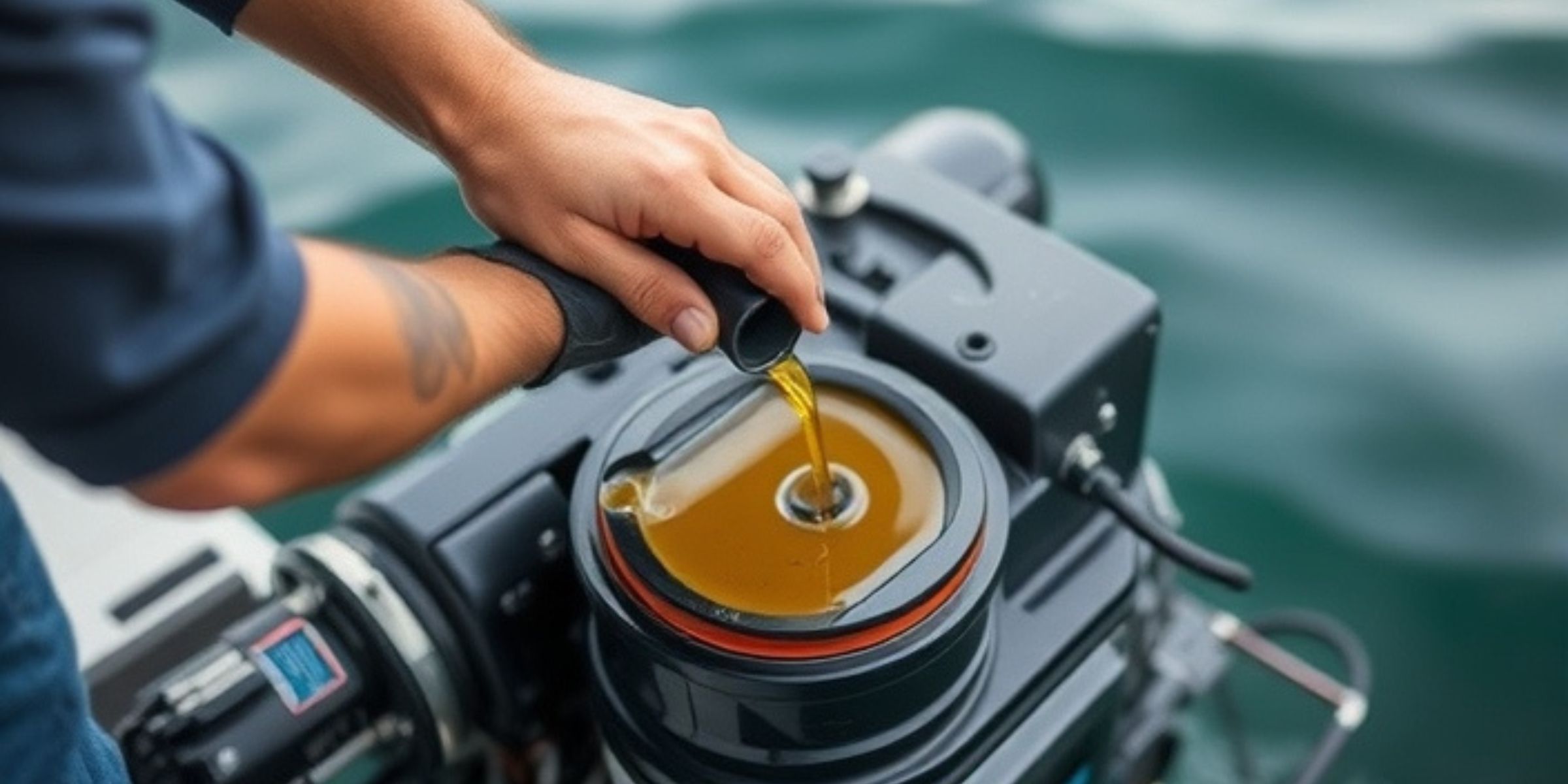 guide to changing outboard lower unit oil