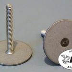 Weld Mount 1.50" Tall #10 x 24 ST125-1024-24SS SS Stud 1.25" Base 10 Pack