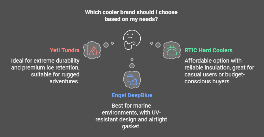 Coolers with advanced insulation cold storage