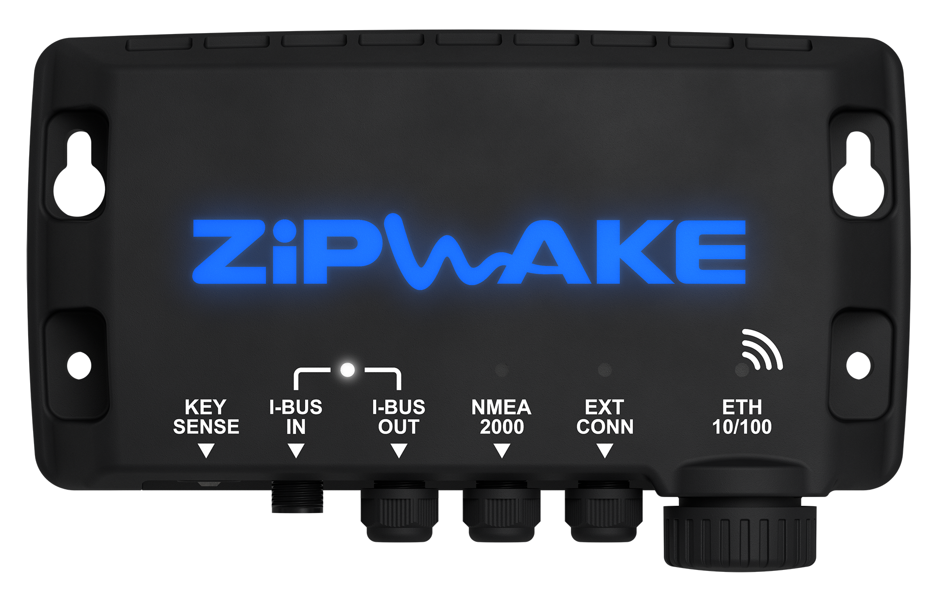 Zipwake dynamic trim control system installed on a boat