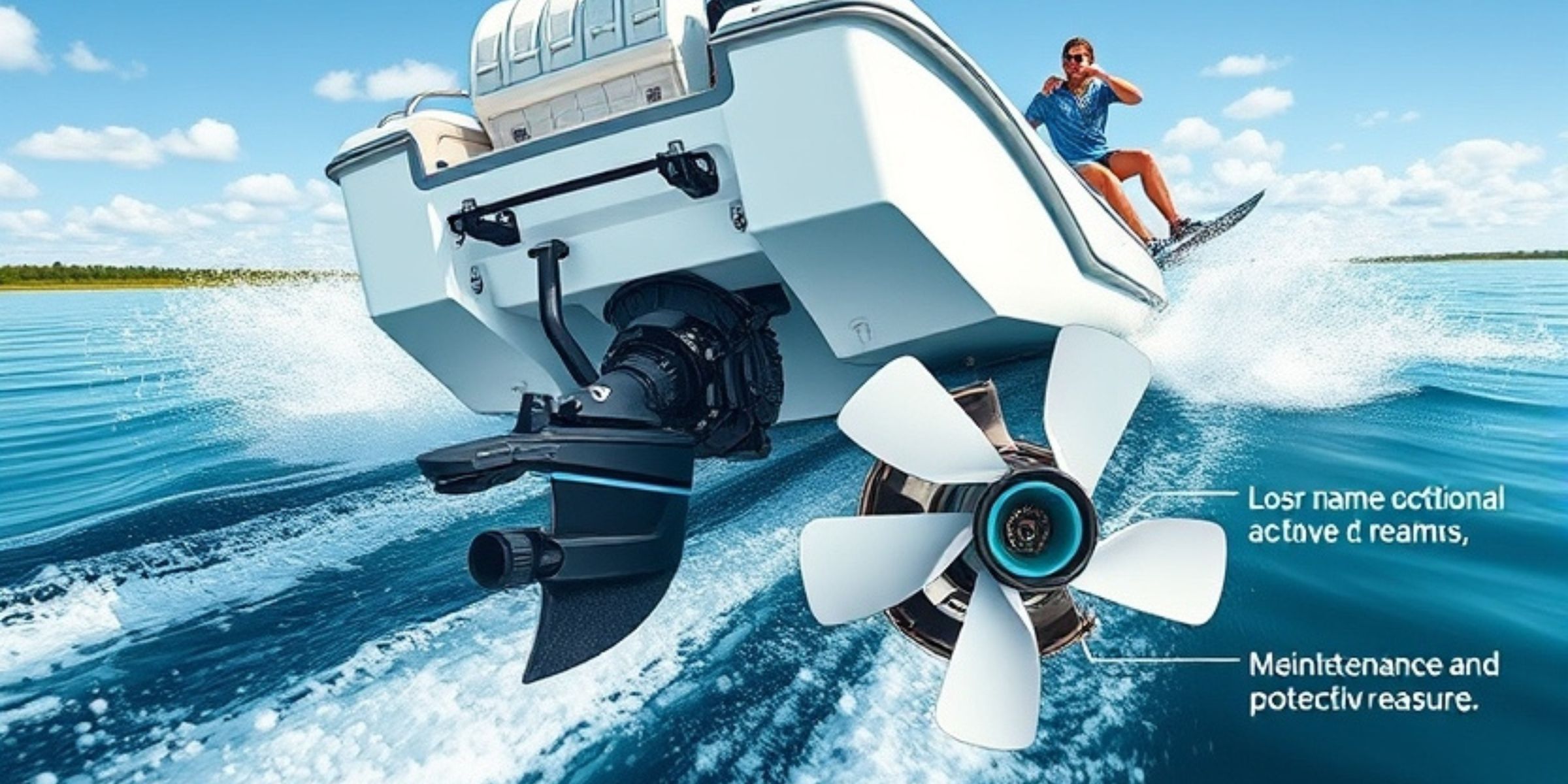 Outboard lower unit tips