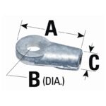 TERMINAL EYE 4300 5/16"