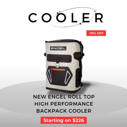 New ENGEL Roll Top High Performance Backpack Cooler