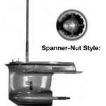 Yamaha V6 Lower Unit | Spanner-Nut Style | 150–200HP (1988–2012) | New & Remanufactured | 1-Year Warranty