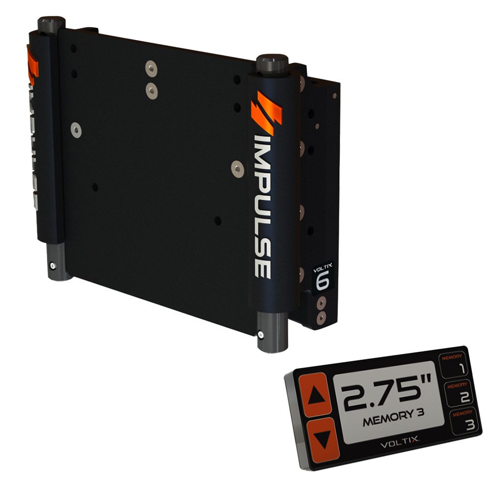 104349XL.jpg IMPULSE 6" Set Back Electric Jack Plate w/Smart Control - Black Anodized - Image 1