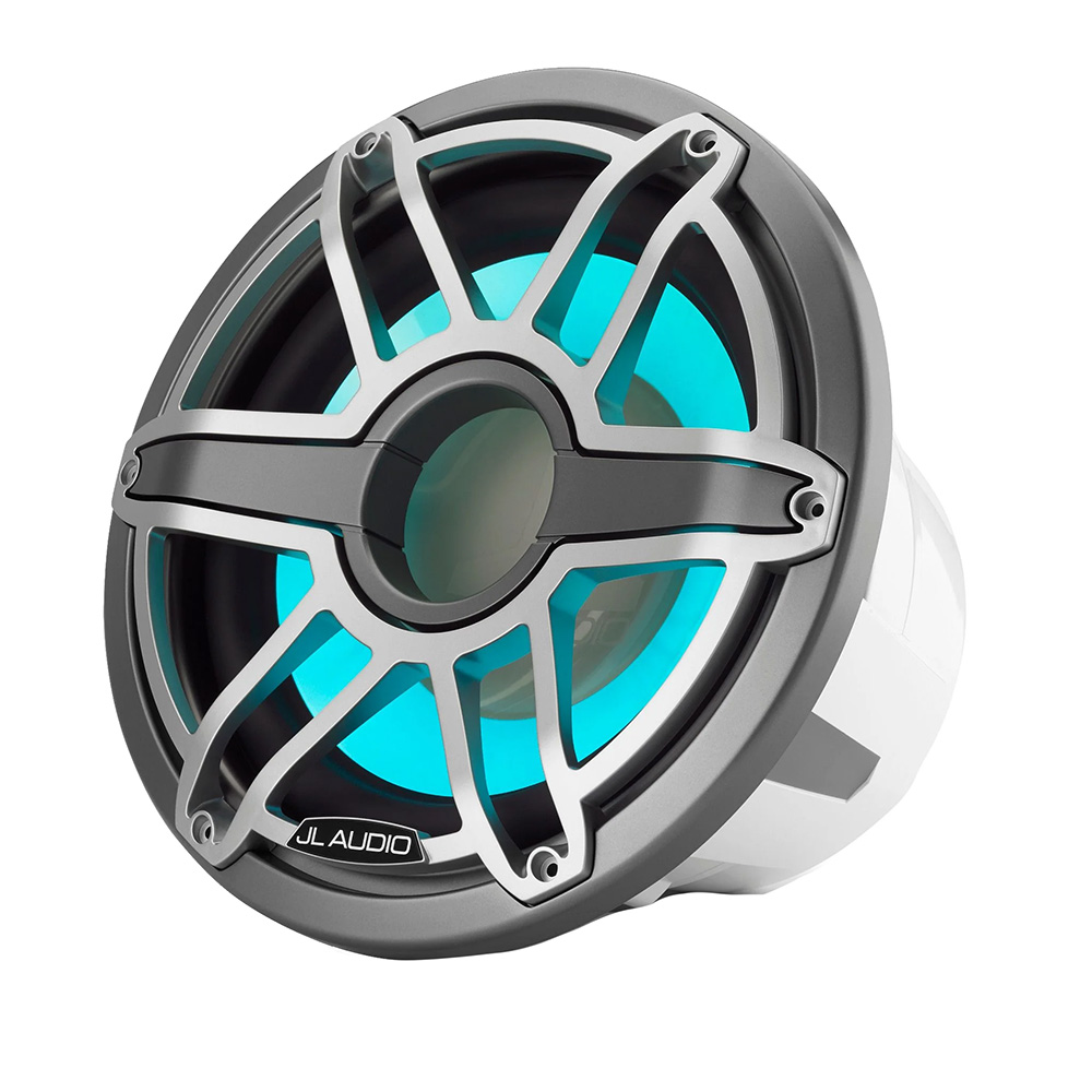 JL Audio M7 12" Marine Subwoofer w/Titanium Sport Grille & Transflective&trade; LED Lighting - M7-12IB-S-GmTi-i-4