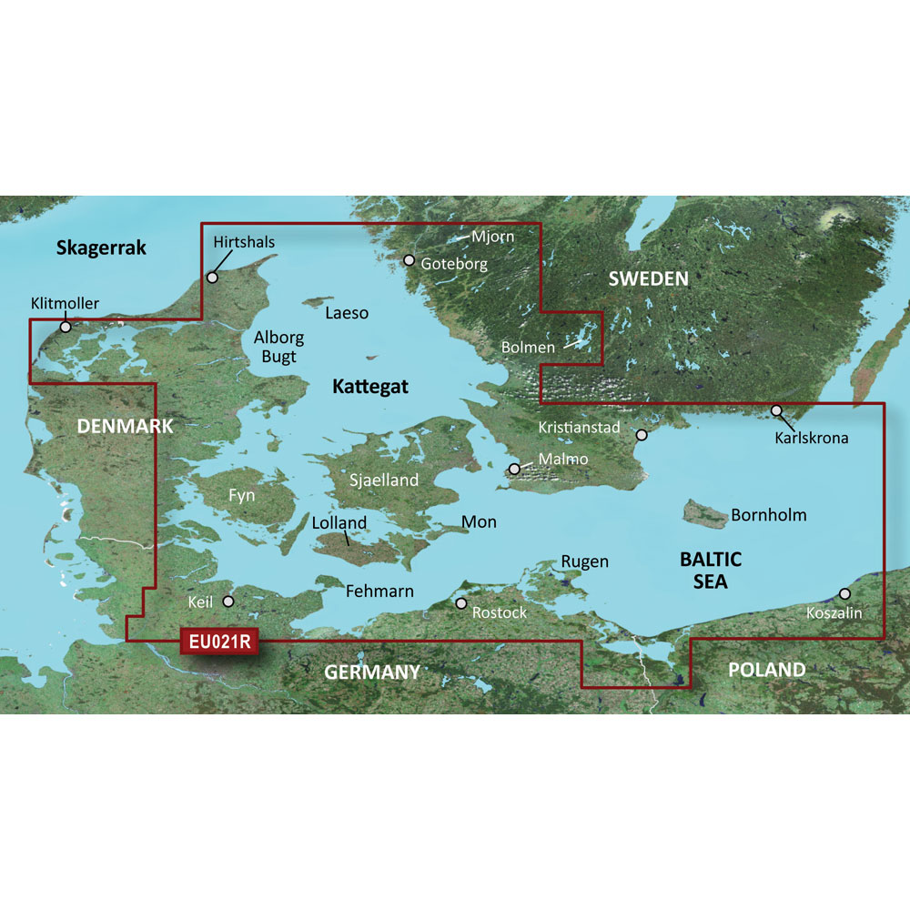 Garmin BlueChart&reg; g3 HD - HXEU021R - Denmark East & Sweden Southeast - microSD&trade;/SD&trade;