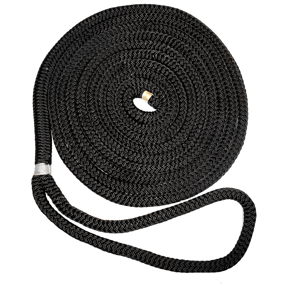 76584XL.jpg New England Ropes 3/4" Double Braid Dock Line - Black - 25' - Image 1