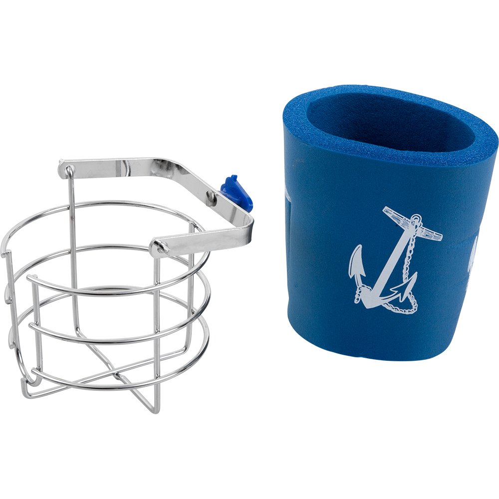 78910XL.jpg Sea-Dog Chrome Brass Swivel Beverage Holder - Image 1