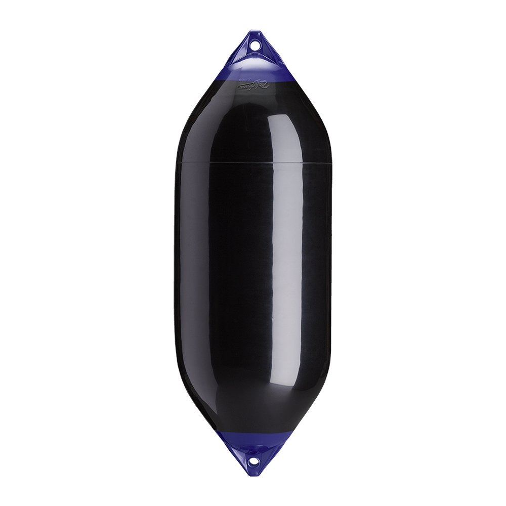 79762XL.jpg Polyform F-10 Twin Eye Fender 18" x 50" - Black - Image 1