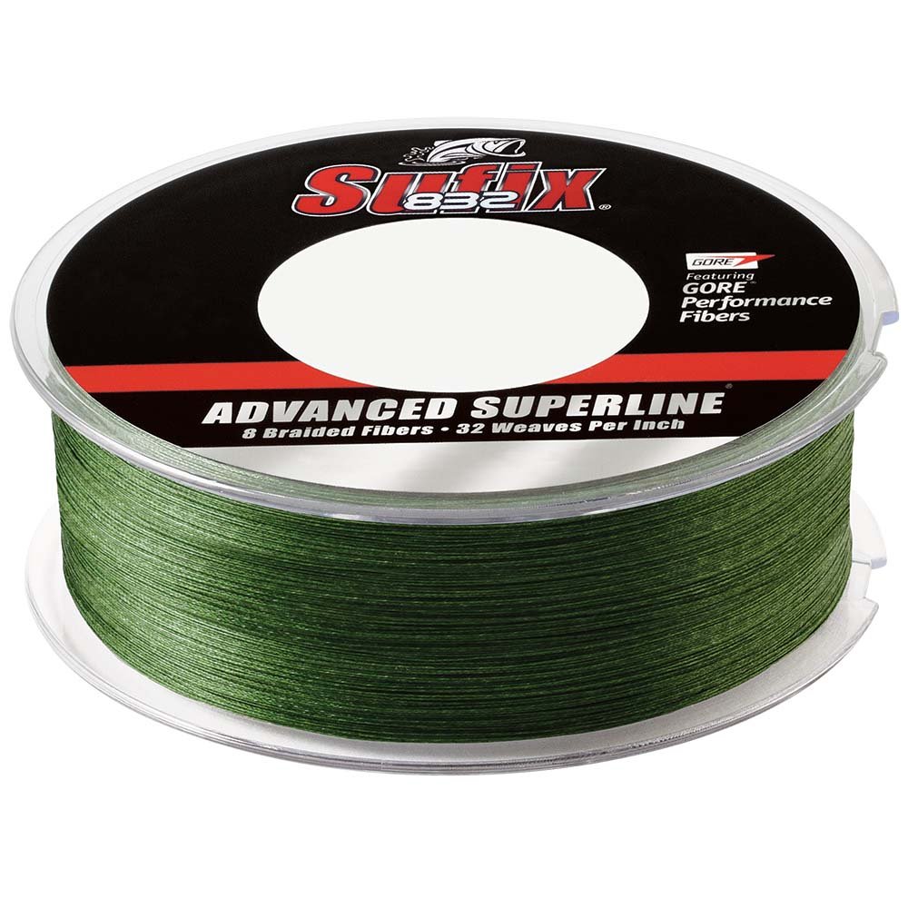 90769XL.jpg Sufix 832® Advanced Superline® Braid - 10lb - Low-Vis Green - 600 yds - Image 1