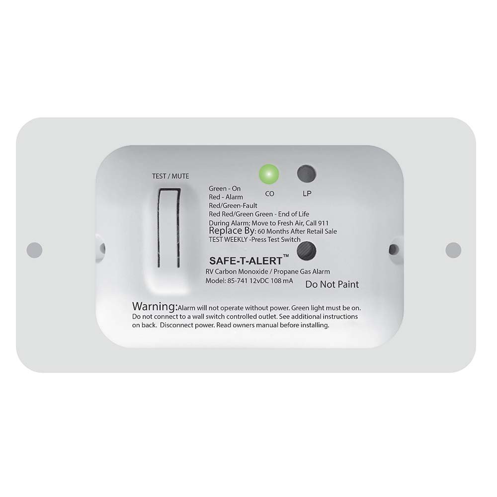 91461XL.jpg Safe-T-Alert 85 Series Carbon Monoxide Propane Gas Alarm - 12V - White - Image 1